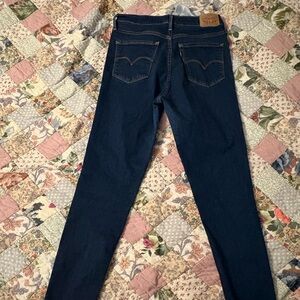 Levi's Dark Blue High Rise Women's Jeans